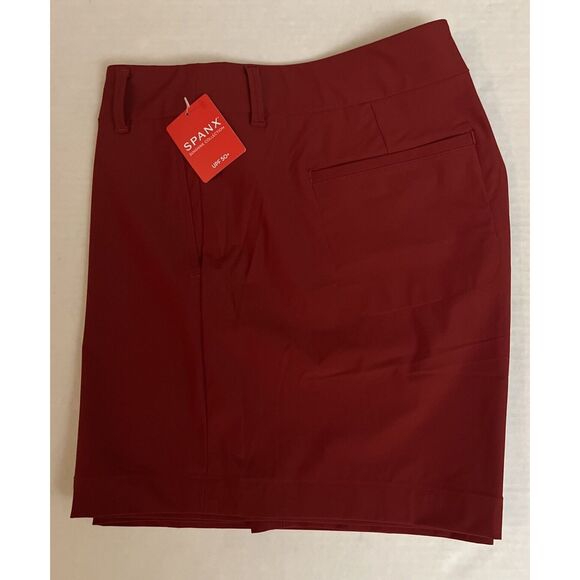 Spanx Womens Sz Medium Sunshine Shorts 6" Sunkissed Dark Cherry - Picture 4 of 6